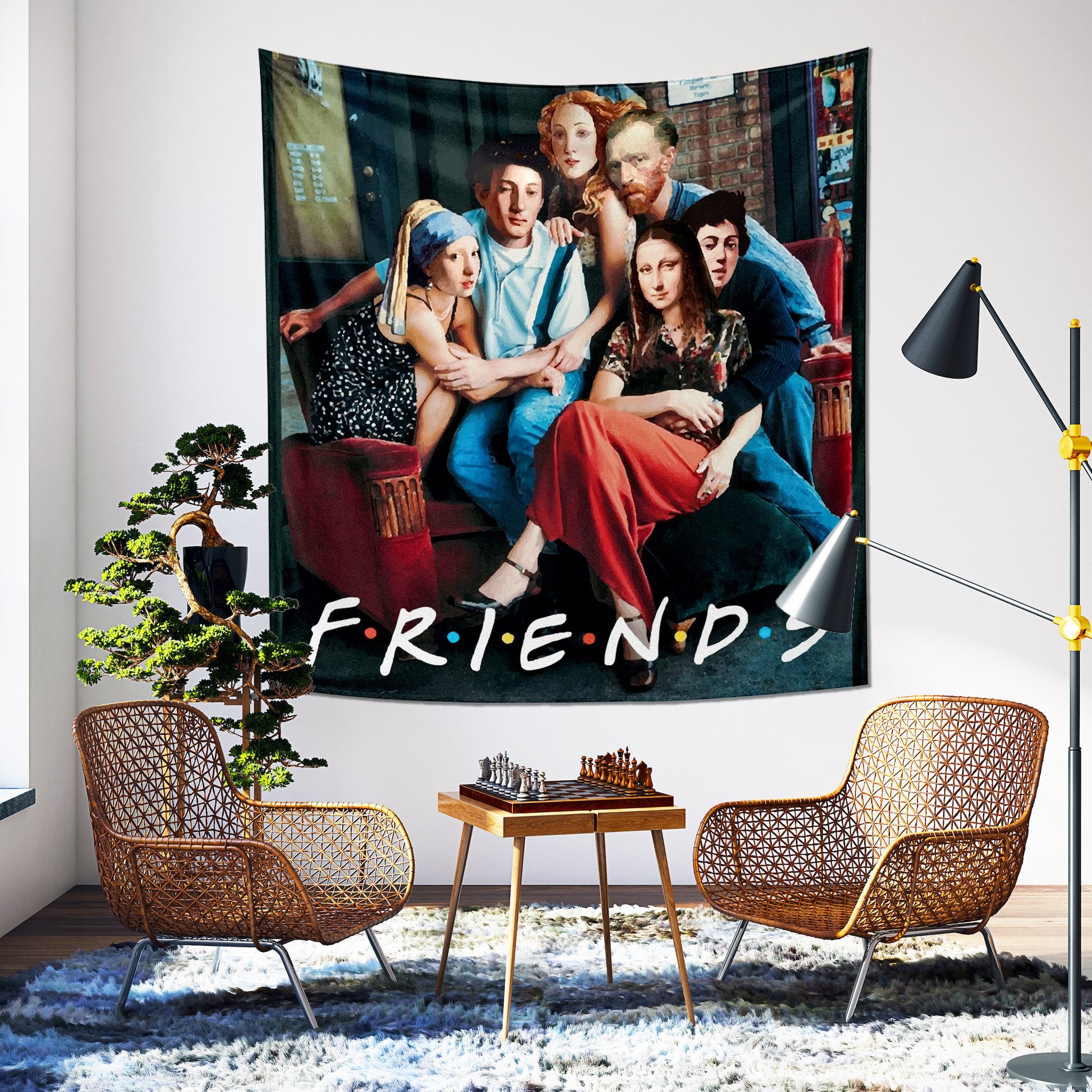 Friends Tapestry - Friends Series Themed Wall Covering Room