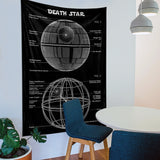 Death Star Chalkboard Duvar Örtüsü