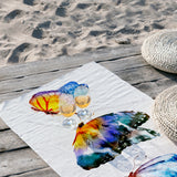 Perspective Butterfly - Butterfly Beach Towel