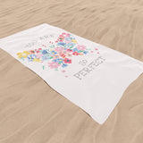 You Are So Perfect - Yazılı Kelebek Plaj Havlusu