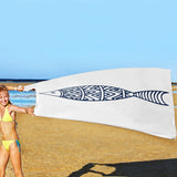 Lined Fish - Striped Fish Beach Towel