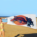 The Great Goldfish - Fish Beach Towel