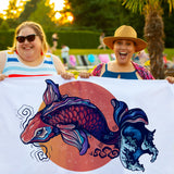 The Great Goldfish - Fish Beach Towel