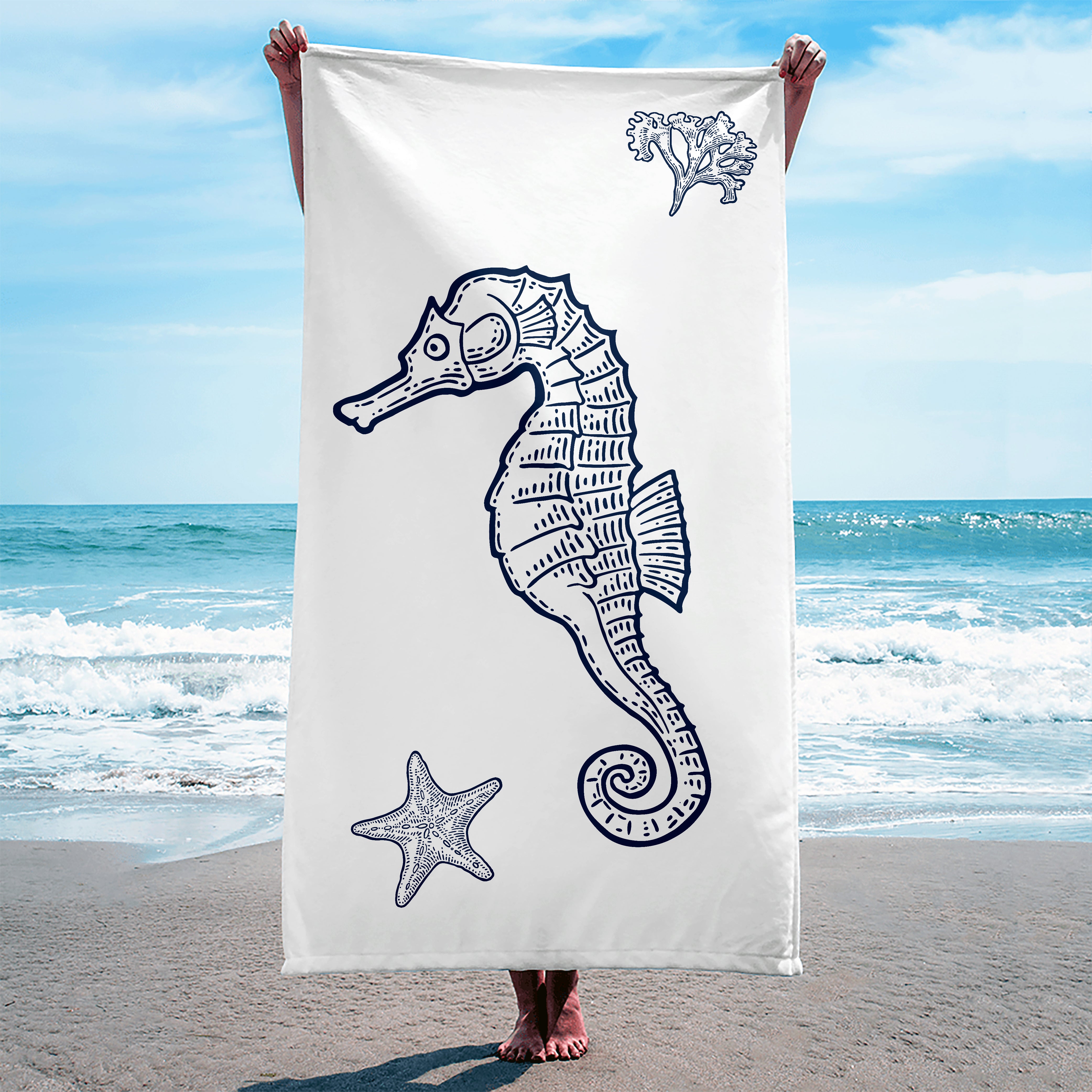 Horse sale beach towel