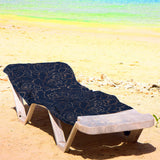 Elegant - Rose Patterned Beach Towel