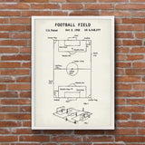 Football Field Ivory - Football Field Poster
