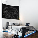 The Constellations Chalkboard - Star Chart Wall Cover